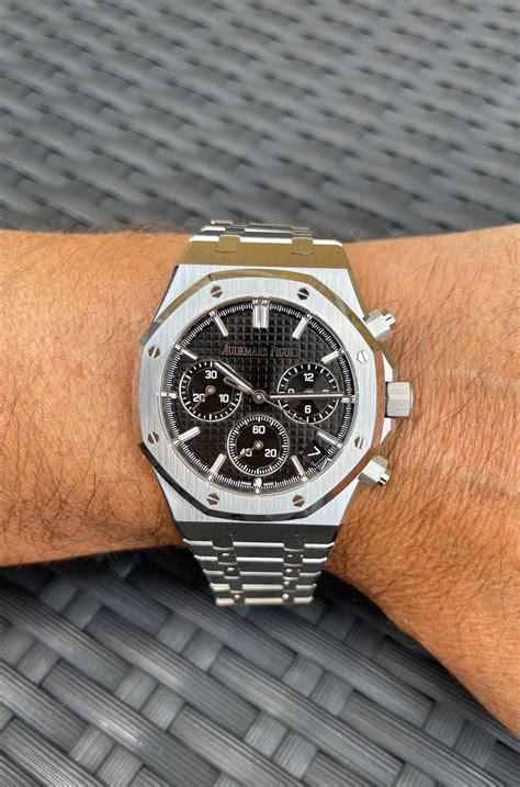 audemars piguet 26240st.oo.1320st.05|royal oak 15300 black dial.